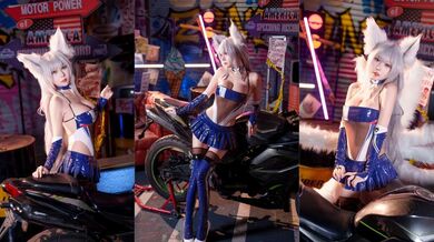 极品福利姬 香草喵露露 cos九尾狐 内衣秀 巨乳肥臀性感炸裂 撩人姿势让人欲火焚身！